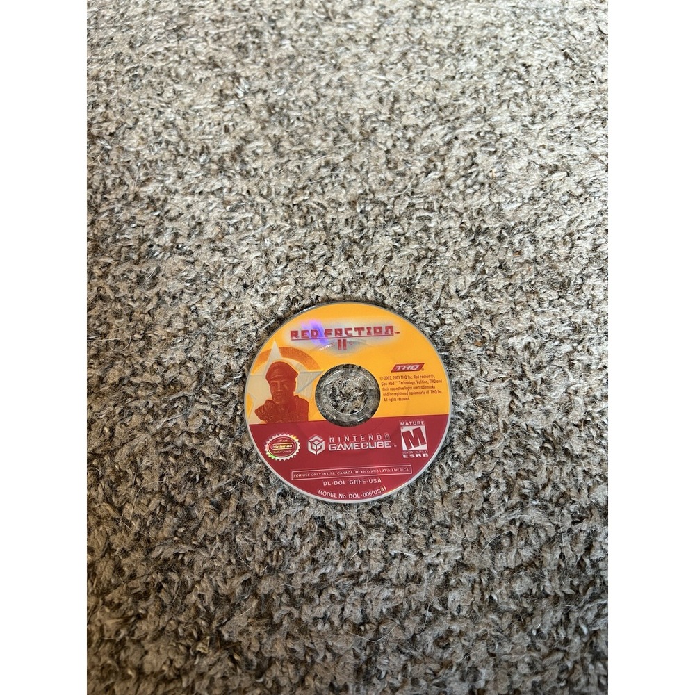 Red Faction II (Nintendo GameCube, 2003) Only Disk Tested Working‎